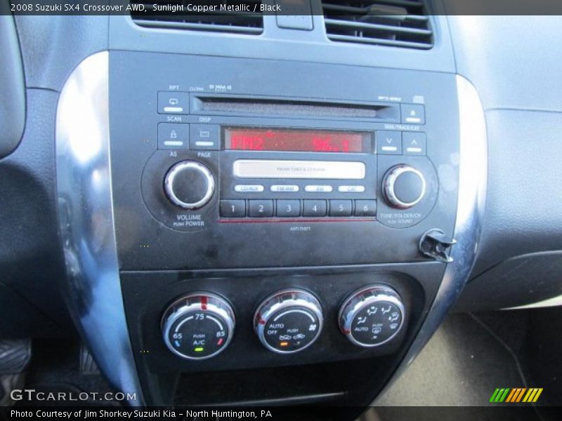 Sunlight Copper Metallic / Black 2008 Suzuki SX4 Crossover AWD