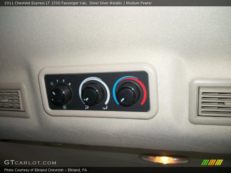 Sheer Silver Metallic / Medium Pewter 2011 Chevrolet Express LT 1500 Passenger Van