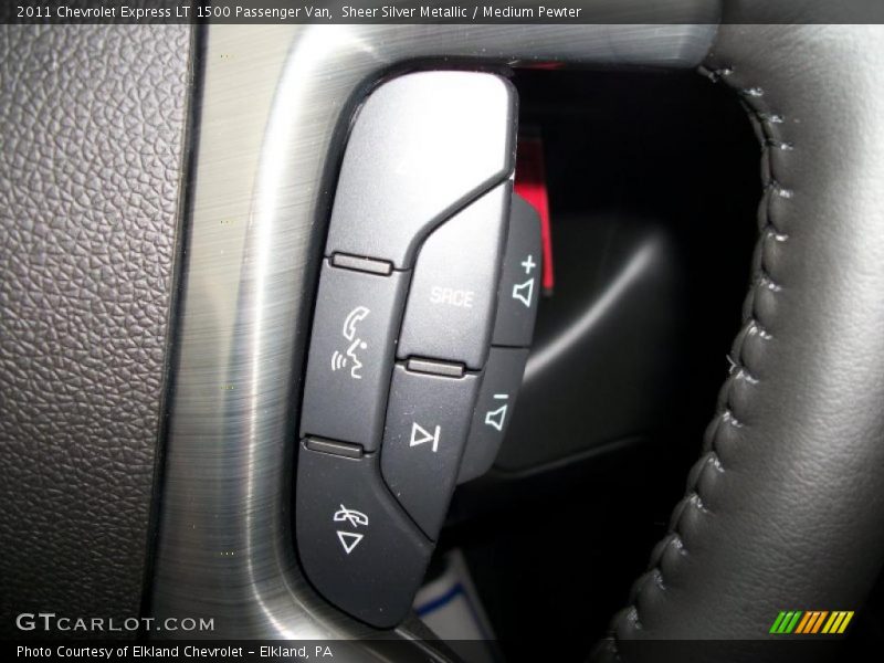 Sheer Silver Metallic / Medium Pewter 2011 Chevrolet Express LT 1500 Passenger Van