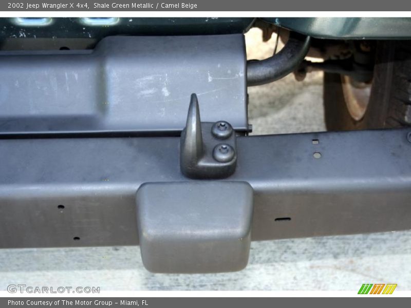 Shale Green Metallic / Camel Beige 2002 Jeep Wrangler X 4x4