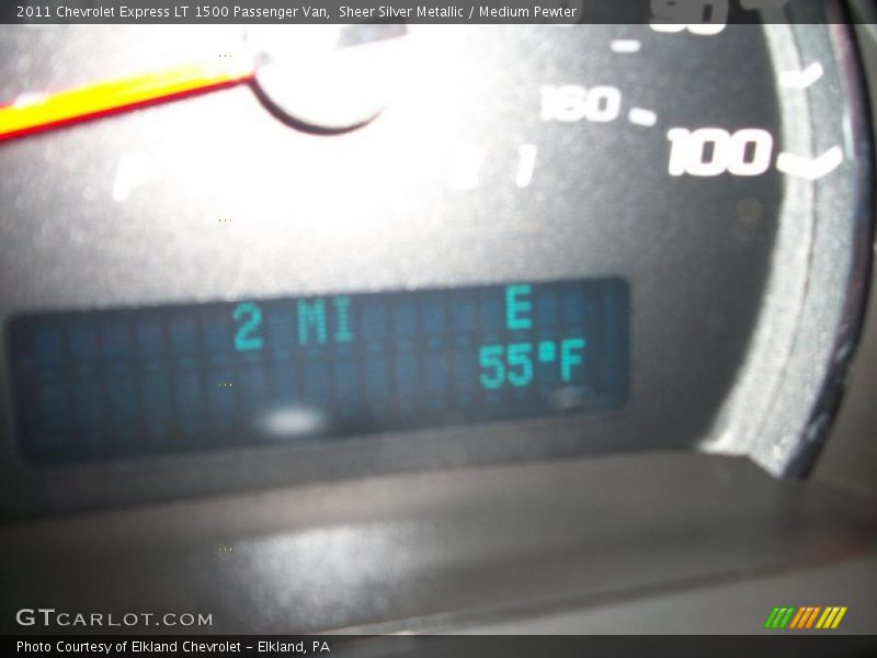 Sheer Silver Metallic / Medium Pewter 2011 Chevrolet Express LT 1500 Passenger Van