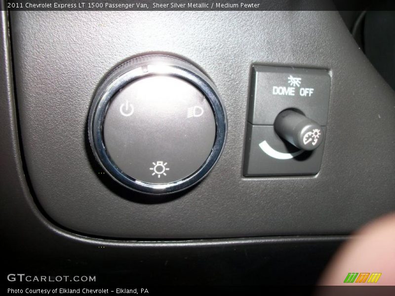 Controls of 2011 Express LT 1500 Passenger Van
