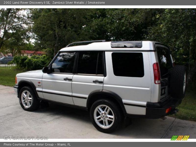 Zambezi Silver Metallic / Smokestone 2002 Land Rover Discovery II SE