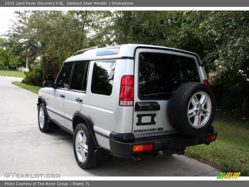 Zambezi Silver Metallic / Smokestone 2002 Land Rover Discovery II SE