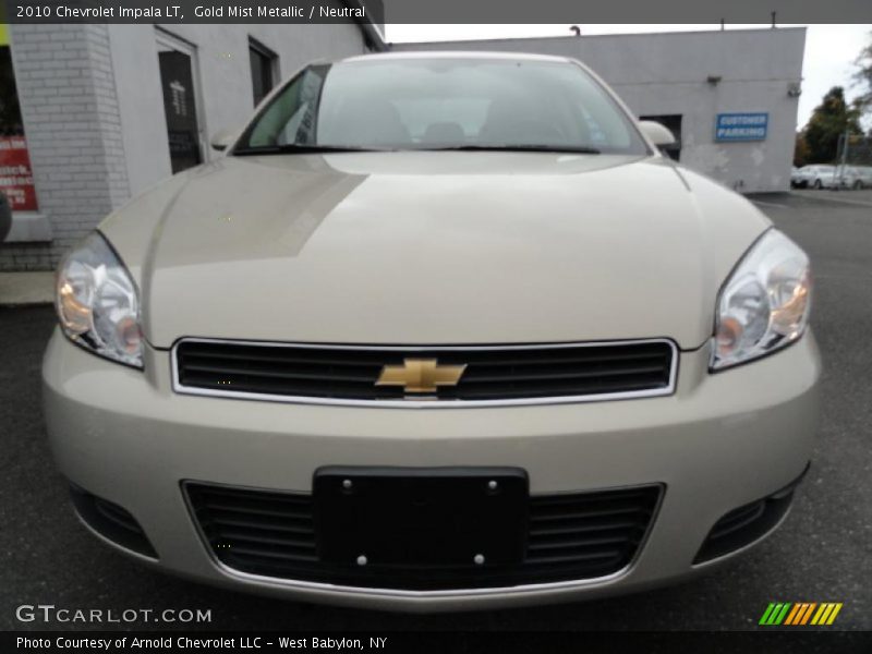 Gold Mist Metallic / Neutral 2010 Chevrolet Impala LT