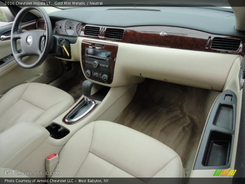 Gold Mist Metallic / Neutral 2010 Chevrolet Impala LT