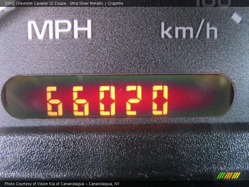 Ultra Silver Metallic / Graphite 2002 Chevrolet Cavalier LS Coupe