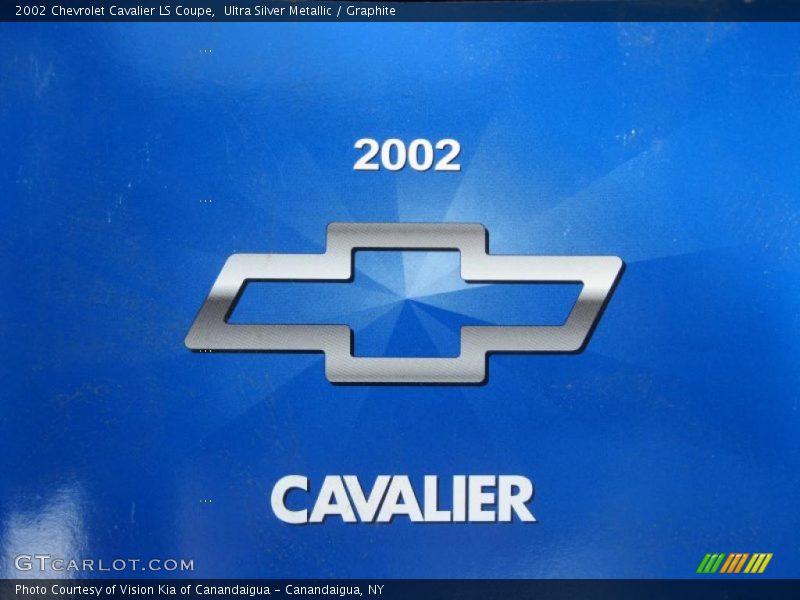Ultra Silver Metallic / Graphite 2002 Chevrolet Cavalier LS Coupe