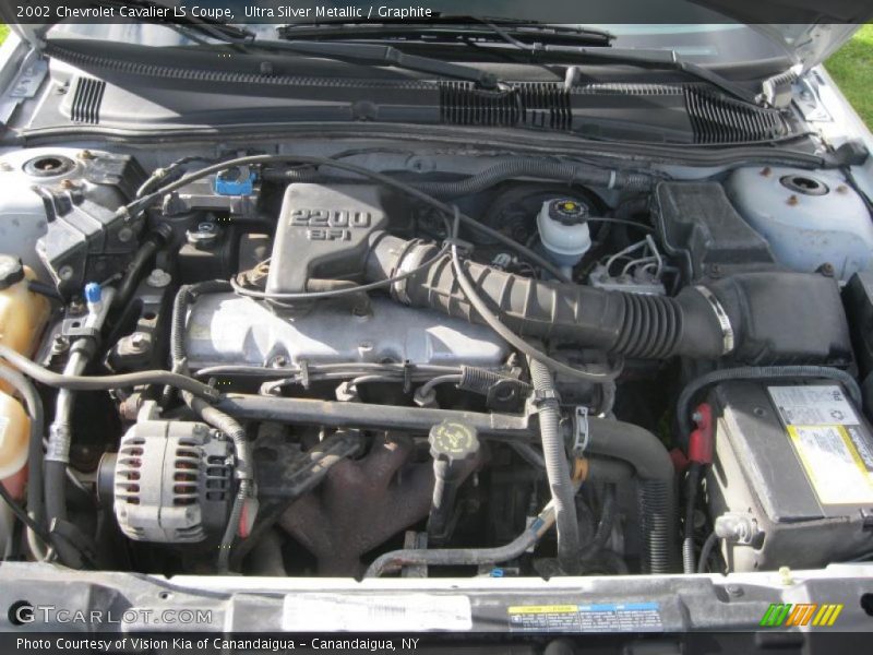  2002 Cavalier LS Coupe Engine - 2.2 Liter OHV 8-Valve 4 Cylinder