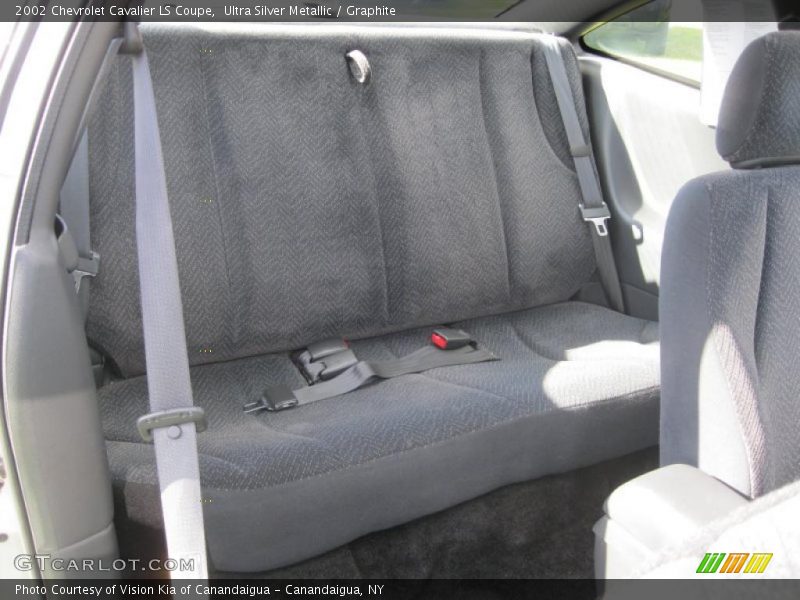 Ultra Silver Metallic / Graphite 2002 Chevrolet Cavalier LS Coupe