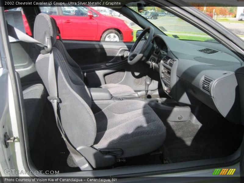 Ultra Silver Metallic / Graphite 2002 Chevrolet Cavalier LS Coupe