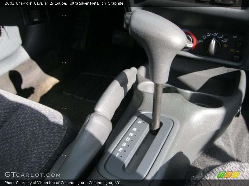 Ultra Silver Metallic / Graphite 2002 Chevrolet Cavalier LS Coupe