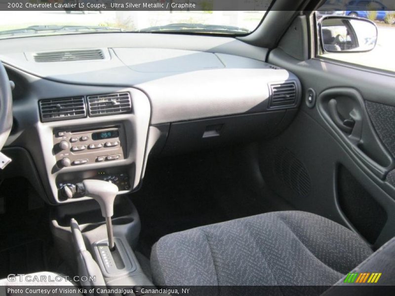 Ultra Silver Metallic / Graphite 2002 Chevrolet Cavalier LS Coupe