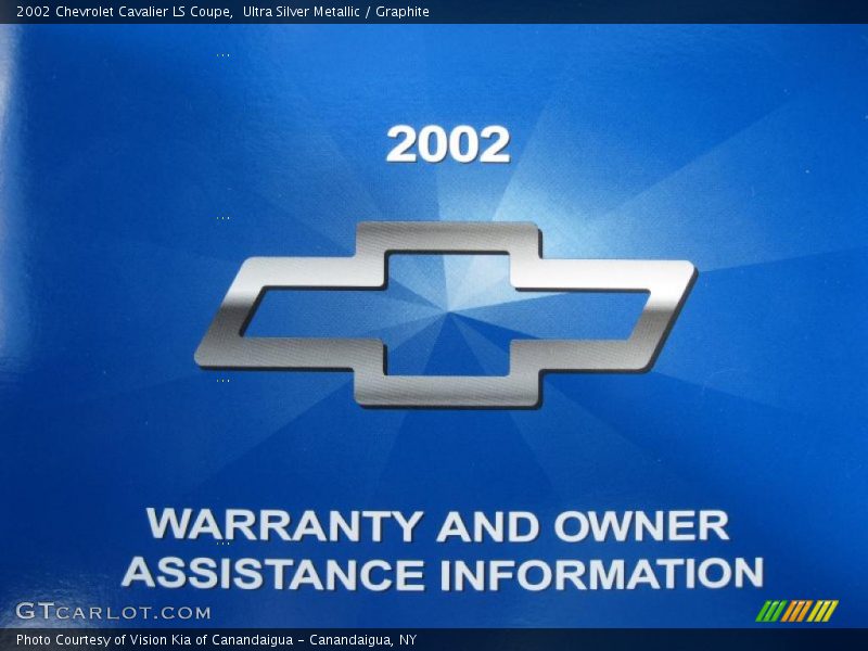 Ultra Silver Metallic / Graphite 2002 Chevrolet Cavalier LS Coupe