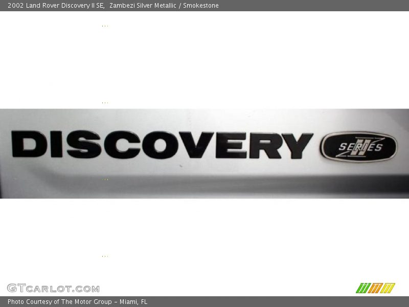 Zambezi Silver Metallic / Smokestone 2002 Land Rover Discovery II SE