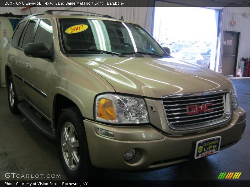 Sand Beige Metallic / Light Tan/Ebony 2007 GMC Envoy SLT 4x4