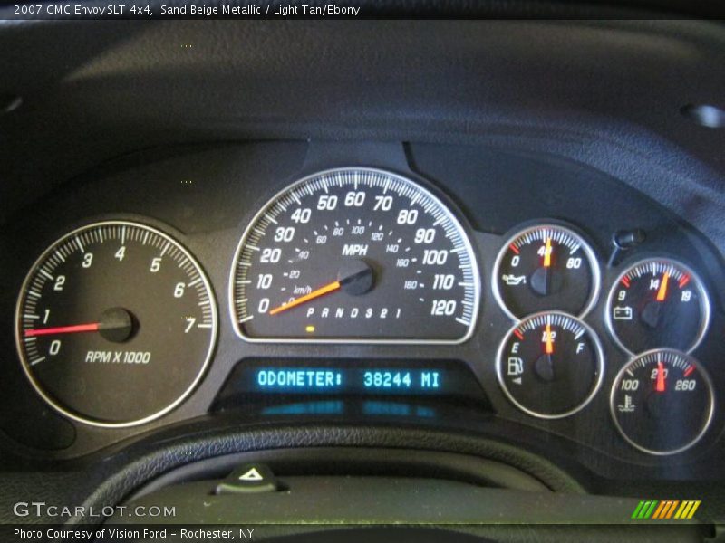 Sand Beige Metallic / Light Tan/Ebony 2007 GMC Envoy SLT 4x4