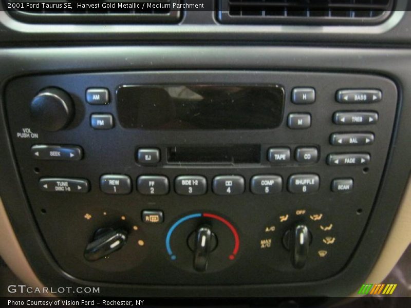 Controls of 2001 Taurus SE