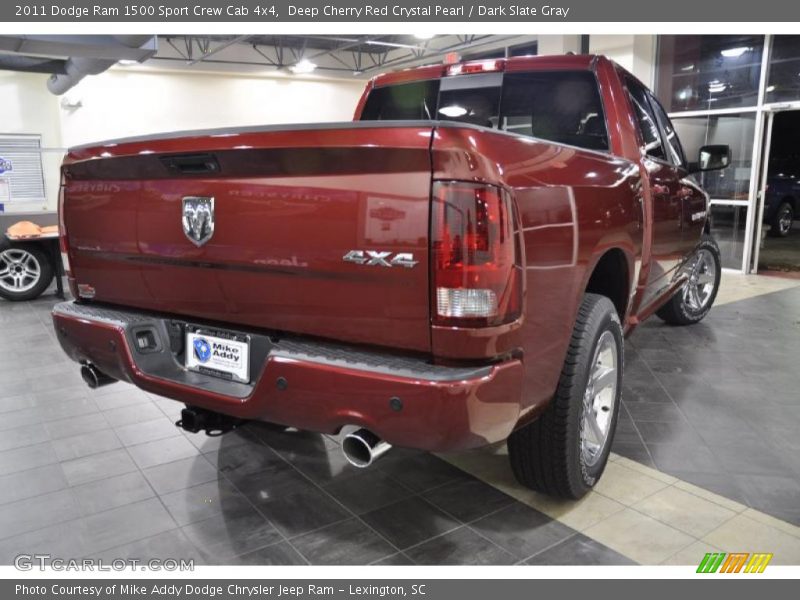 Deep Cherry Red Crystal Pearl / Dark Slate Gray 2011 Dodge Ram 1500 Sport Crew Cab 4x4