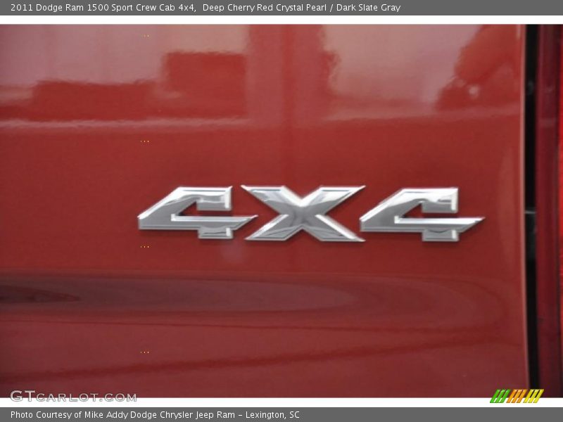 Deep Cherry Red Crystal Pearl / Dark Slate Gray 2011 Dodge Ram 1500 Sport Crew Cab 4x4
