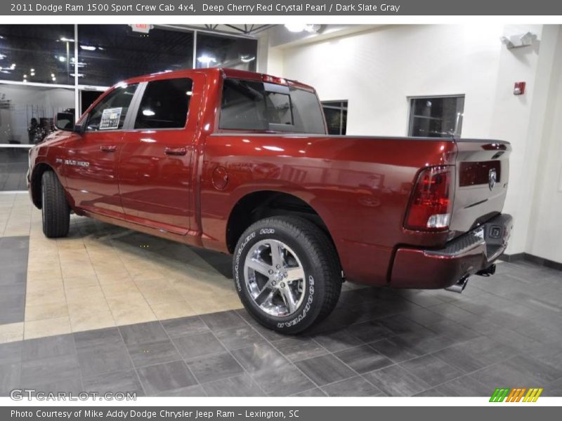 Deep Cherry Red Crystal Pearl / Dark Slate Gray 2011 Dodge Ram 1500 Sport Crew Cab 4x4
