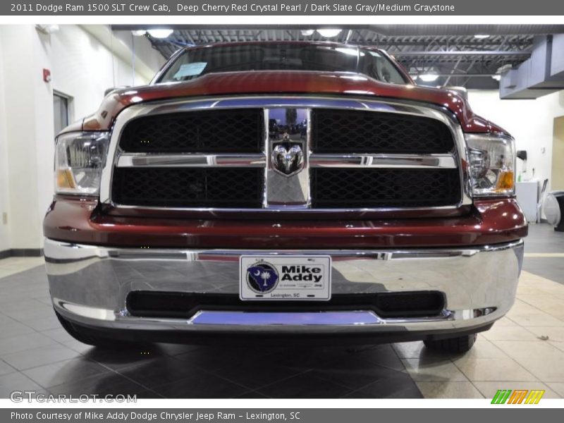 Deep Cherry Red Crystal Pearl / Dark Slate Gray/Medium Graystone 2011 Dodge Ram 1500 SLT Crew Cab