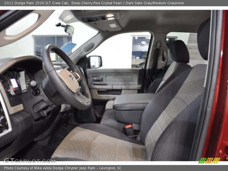 Deep Cherry Red Crystal Pearl / Dark Slate Gray/Medium Graystone 2011 Dodge Ram 1500 SLT Crew Cab