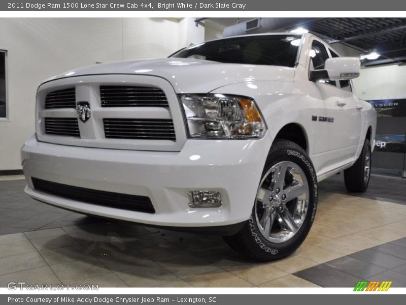 Bright White / Dark Slate Gray 2011 Dodge Ram 1500 Lone Star Crew Cab 4x4