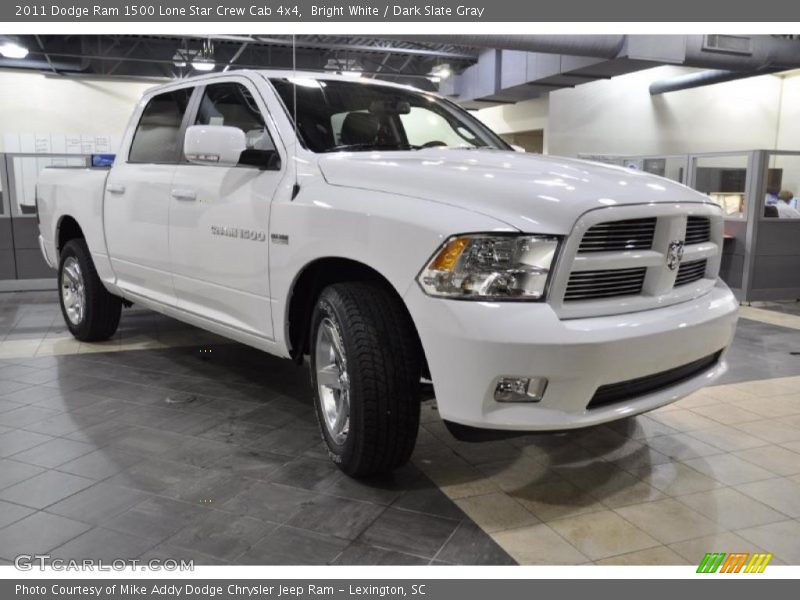 Bright White / Dark Slate Gray 2011 Dodge Ram 1500 Lone Star Crew Cab 4x4