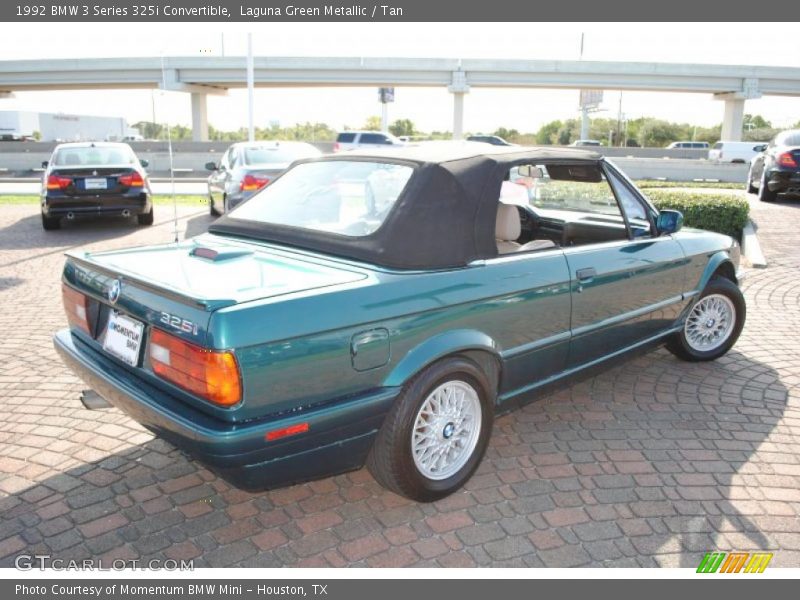 Laguna Green Metallic / Tan 1992 BMW 3 Series 325i Convertible