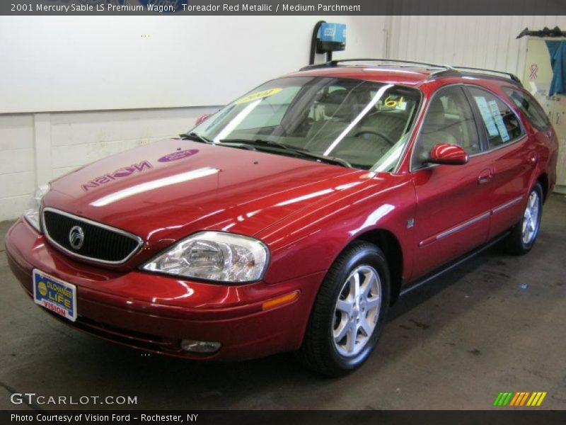 Toreador Red Metallic / Medium Parchment 2001 Mercury Sable LS Premium Wagon