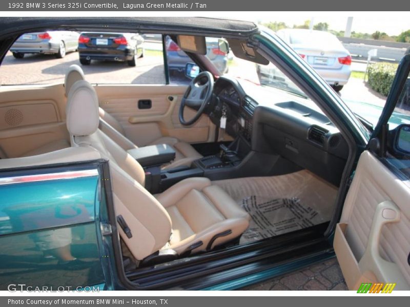 Laguna Green Metallic / Tan 1992 BMW 3 Series 325i Convertible
