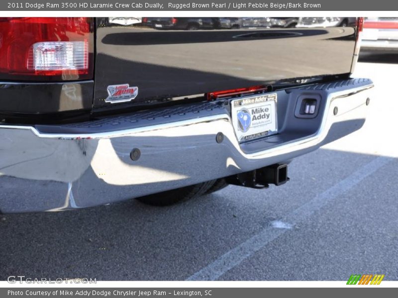 Rugged Brown Pearl / Light Pebble Beige/Bark Brown 2011 Dodge Ram 3500 HD Laramie Crew Cab Dually