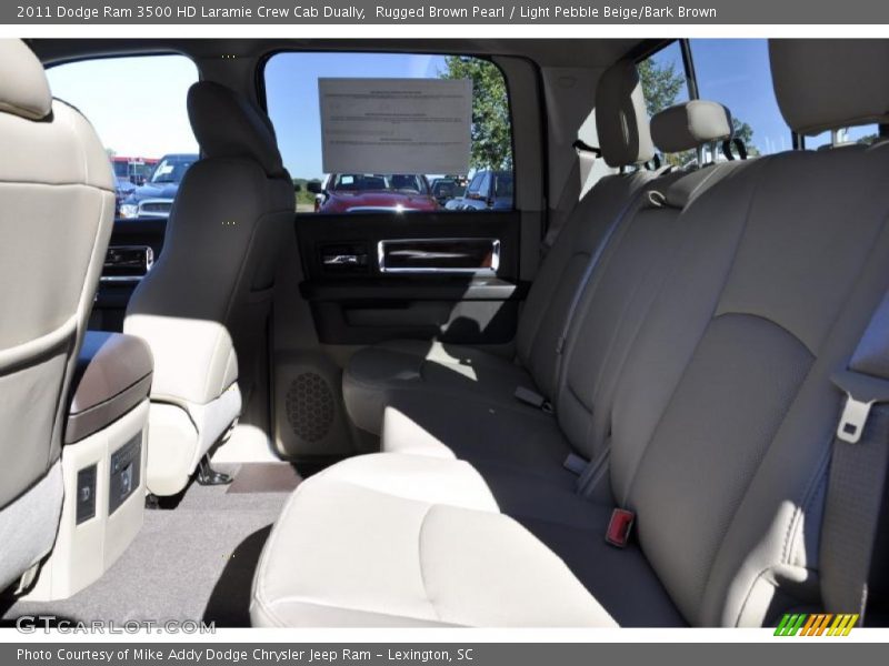 Rugged Brown Pearl / Light Pebble Beige/Bark Brown 2011 Dodge Ram 3500 HD Laramie Crew Cab Dually