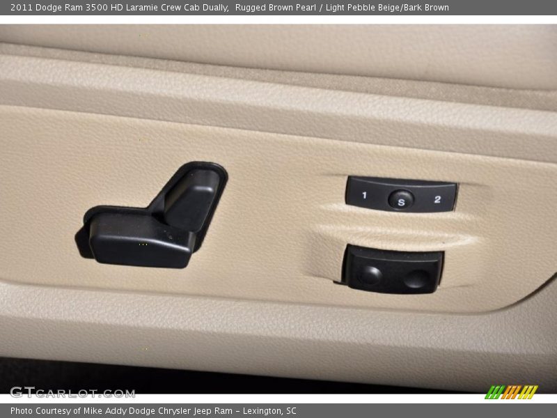 Rugged Brown Pearl / Light Pebble Beige/Bark Brown 2011 Dodge Ram 3500 HD Laramie Crew Cab Dually
