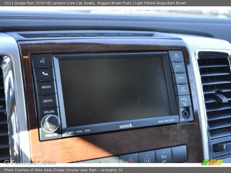 Rugged Brown Pearl / Light Pebble Beige/Bark Brown 2011 Dodge Ram 3500 HD Laramie Crew Cab Dually