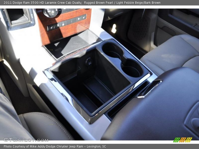 Rugged Brown Pearl / Light Pebble Beige/Bark Brown 2011 Dodge Ram 3500 HD Laramie Crew Cab Dually
