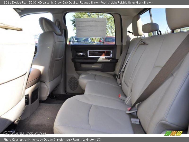 Rugged Brown Pearl / Light Pebble Beige/Bark Brown 2011 Dodge Ram 3500 HD Laramie Crew Cab Dually