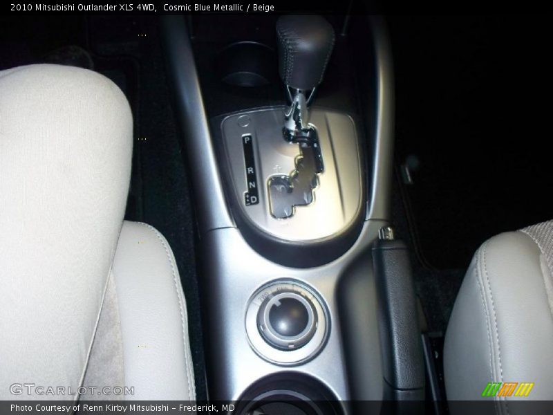 Cosmic Blue Metallic / Beige 2010 Mitsubishi Outlander XLS 4WD