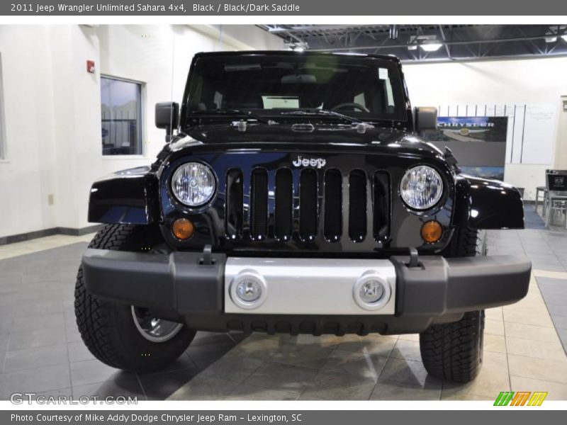 Black / Black/Dark Saddle 2011 Jeep Wrangler Unlimited Sahara 4x4