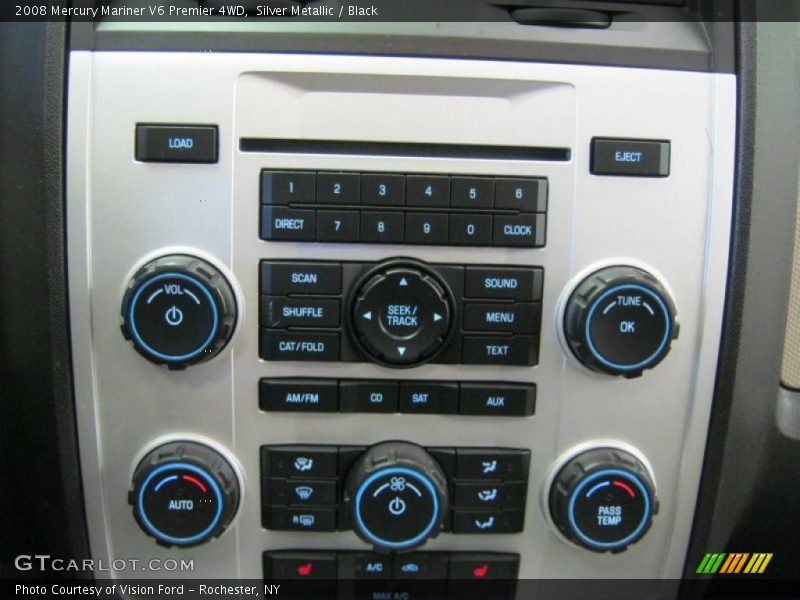 Silver Metallic / Black 2008 Mercury Mariner V6 Premier 4WD