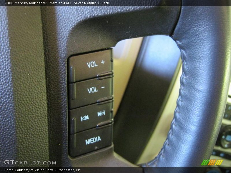 Silver Metallic / Black 2008 Mercury Mariner V6 Premier 4WD