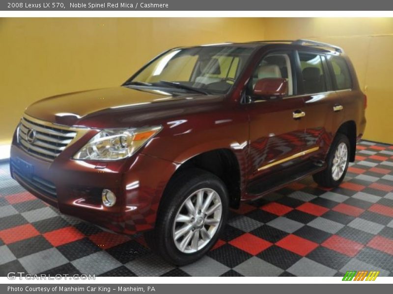 Noble Spinel Red Mica / Cashmere 2008 Lexus LX 570