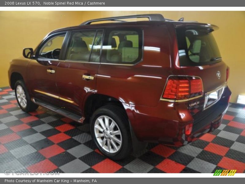 Noble Spinel Red Mica / Cashmere 2008 Lexus LX 570