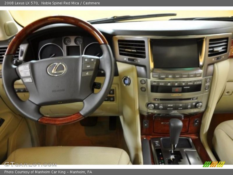 Noble Spinel Red Mica / Cashmere 2008 Lexus LX 570