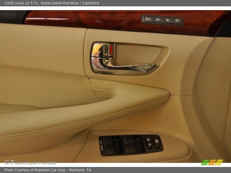 Noble Spinel Red Mica / Cashmere 2008 Lexus LX 570