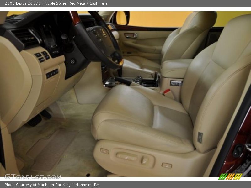 Noble Spinel Red Mica / Cashmere 2008 Lexus LX 570