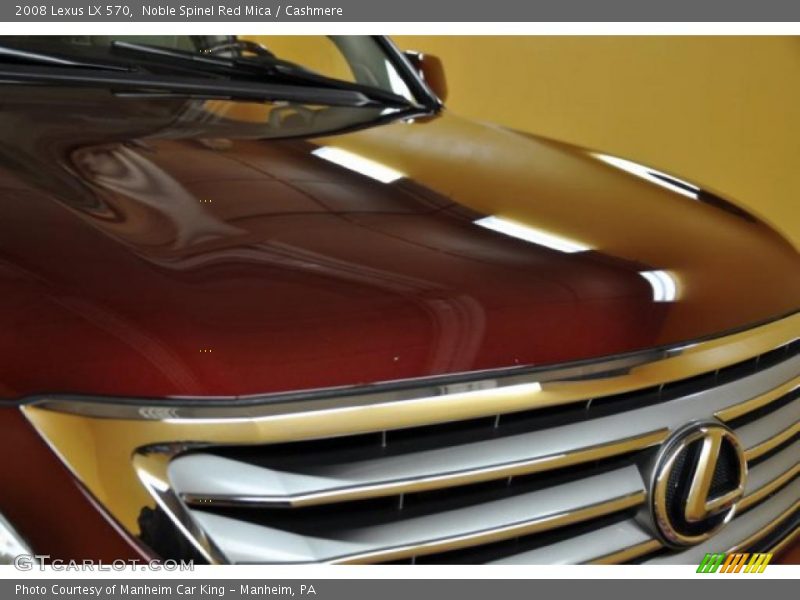 Noble Spinel Red Mica / Cashmere 2008 Lexus LX 570