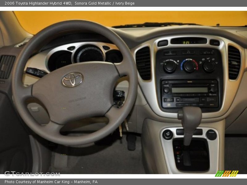 Sonora Gold Metallic / Ivory Beige 2006 Toyota Highlander Hybrid 4WD