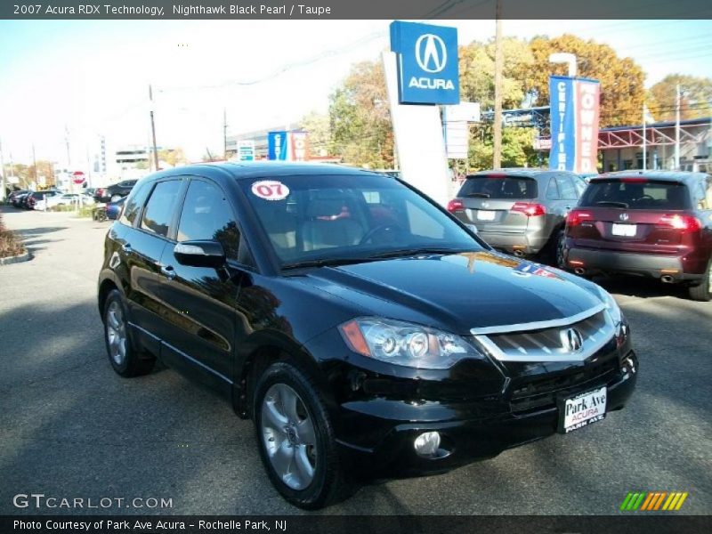 Nighthawk Black Pearl / Taupe 2007 Acura RDX Technology
